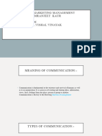 Presentation of Marketing Management Submitted By:-Simranjeet Kaur Course: - Mba-2 ROLLNO:-22-MBA-006 Submitted To:-Dr - Vishal Vinayak