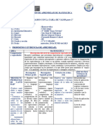 Sesion de Aprendizaje Tablas de Valor PT2