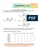 Empirical Proof of Standard Deviation