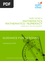 Wjec Gcse Mathematics Numeracy Teachers Guide