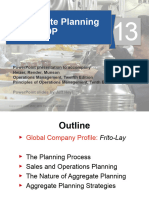 Aggregate Planning and S&OP