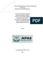 Programa de Administração Aplicada 1° e 2° Periodos, APAE. Xpto