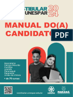 Manual Do Candidato Vestibular Unespar 2024