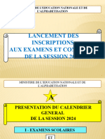 Lancement Des Examens Scolaires 2024