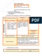 Sesión de Aprendizaje: 1.propósitos de Aprendizaje Y Evidencias de Aprendizaje