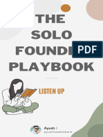 The Solo Founder Playbook