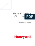 UniSim Design OLI Interface Reference Guide