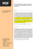 Um Olhar Histórico Sobre O Processo de Construção Do Sistema Educacional Inclusivo