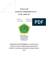 Makalah Sejarah Dan Perkembangan Ilmu Akhlak