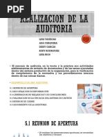 Realizacion de La Auditoria