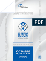 Cartel Póster Jornada Académica Cultural y de Salud 2022 2