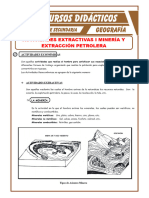 Minería y Extracción Petrolera para Quinto Grado de Secundaria