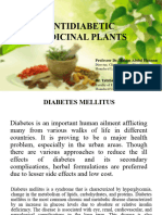 SELECTED Antidiabetic Medicinal Plants