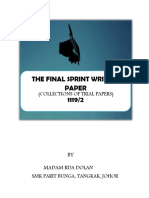 The Final Sprint Trial Papers Collections 2021 (Writing)