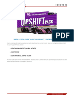 Upshift Preset Installation Instructions