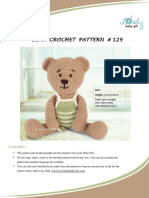 Amigurumi Teddy Bear Free Crochet Pattern