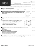 Geometria Przestrzenna Test Z Widoczną Punktacją