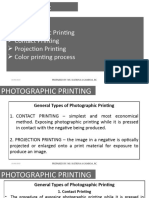 Week 10 Topic (Photographic Printing) - 1-1-1