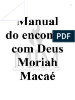 Manual Do Encotro Moriah Macae