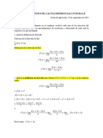 Examen Diagnóstico de Cálculo Diferencial e Integral Ii Pae 2024-1 (Solución)