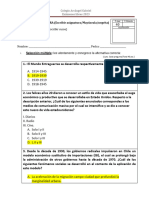 Examen Libre Segundo Medio 2023 - Respuestas