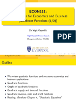 Mathematics For Business and Economics