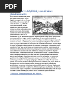 Historia Breve Del Fútbol y Sus Técnicas Fundamentales