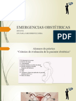 Sesión 3. Emergencias Obstétricas