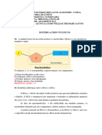 Atividade Acidos Nucleicos