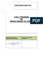 Plan y Programa de Manejo Manual de Cargas