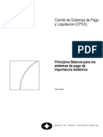 Principios Básicos para Los Sistemas de Pagos de Importancia Sistémica (CPSS)