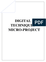 Digital Techniques Micro-Project