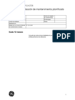 Lista de Comprobación de Mantenimiento Planificado: Engström Pro TRM M1142536