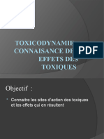 Toxicodynamie ١٠٠٢٣٢