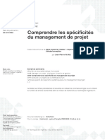 Comprendre Les Specificités Du Management de Projet