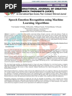 Research Paper On Speech Emotion Recogtion System