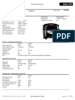 Technical Data Compressor: Model 104G7800 115V/60Hz 1