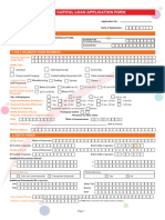 Working Capital MSE Loan Application Form