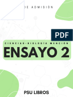 Ensayo 2 - Ciencias - Biología