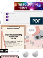 Bank Reconciliation Statements