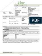 BME Course Outline