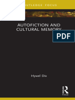 (New Literary Theory) Hywel Dix - Autofiction and Cultural Memory-Routledge (2022)