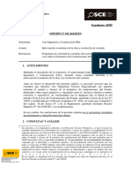 Opinión 029-2023-DTN - VIAS INGENIERIA Y CONSTRUCCION SRL - Intervención Económica de La Obra y Resolución de Contrato PDF