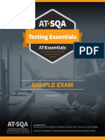 AT SQA - Testing - Essentials - Syllabus-Sample - Exam