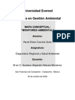 Mapa Conceptual de Monitoreo Ambiental