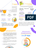 Diptico - Alimentación Complementaria - Grupo 2