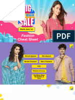 Flipkart EOSS'23 - Fashion Cheat Sheet