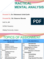 Practical Env. Analysis Munawar Hussain