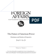 5.1. The Future of American Power