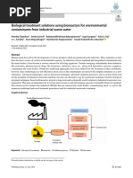 Biological Treatment Solutions Using Bioreactors For Environmental Contaminants From Industrial Waste Water